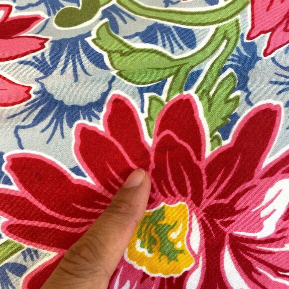 TALBOTS Size 10 Floral Spring A-Line Knee Length Skirt Side Zip 543‎ - Picture 5 of 8